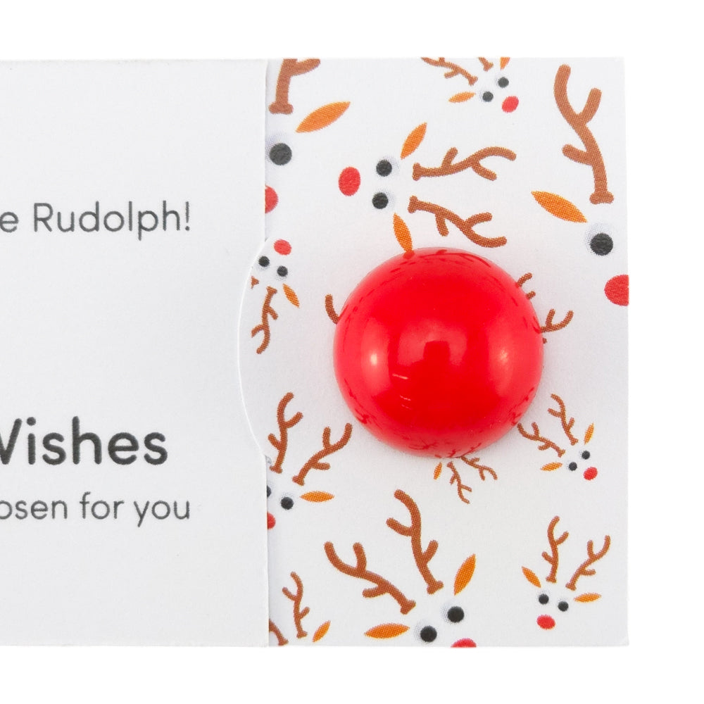 You Too Can be Rudolph! | Christmas | Button Wishes Sew On Token | Little Gift