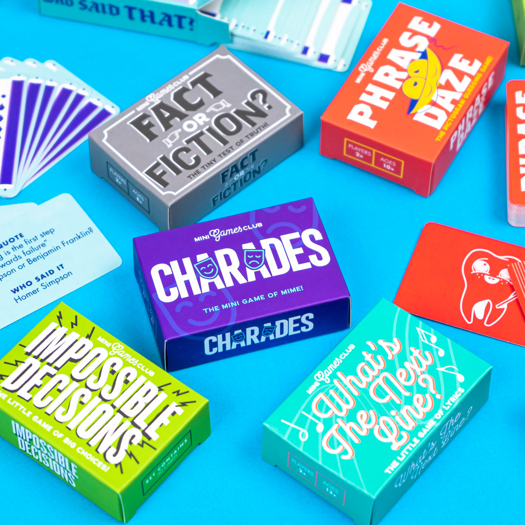 Mini Boxed Card Games | Various Designs | Cracker Filler | Little Gift