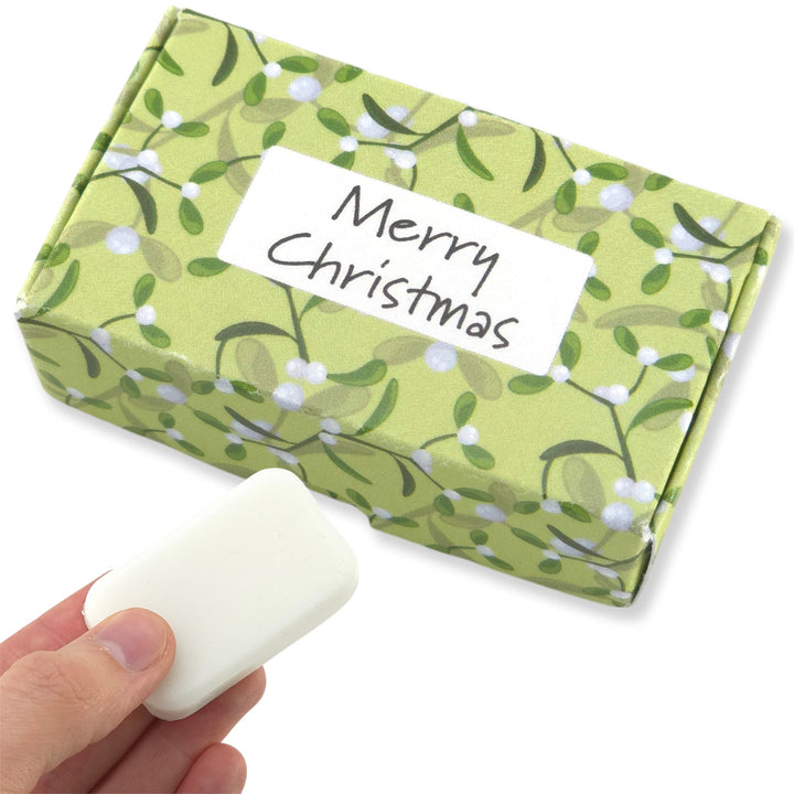 Simply Mistletoe | Merry Christmas | 20g Scented Soap | Little Gift Cracker Filler