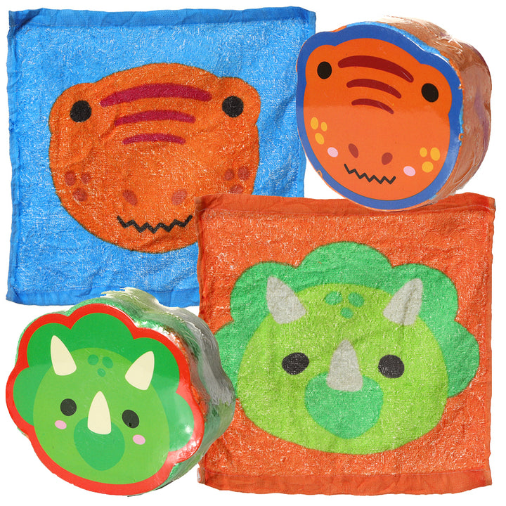 Fun Dinosaur | Compressed Flannel | Single | Little Gift | Cracker Filler