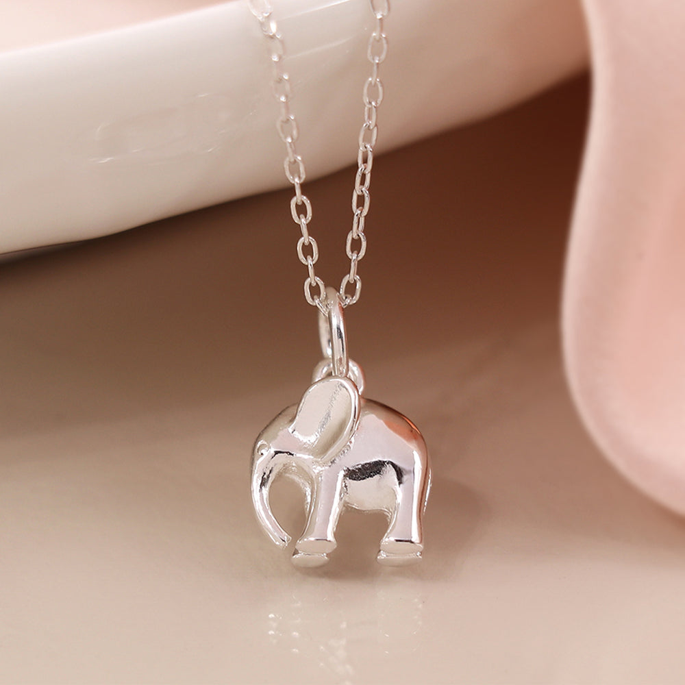 Sterling Silver Elephant Necklace | Mini Gift | Cracker Filler