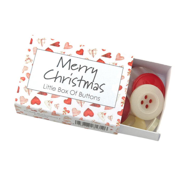 Scandi Hearts | Little Crafty Box of Buttons | Cracker Filler | Little Gift