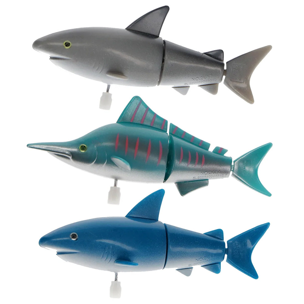 Shark | Wind-Up Swimming Toy | Bathtime | Single | Little Gift | Cracker Filler