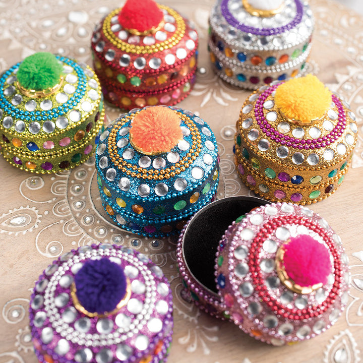 Sparkle Sparkle Mini Trinket Box | Single | 6cm Wide | Mini Gift | Cracker Filler