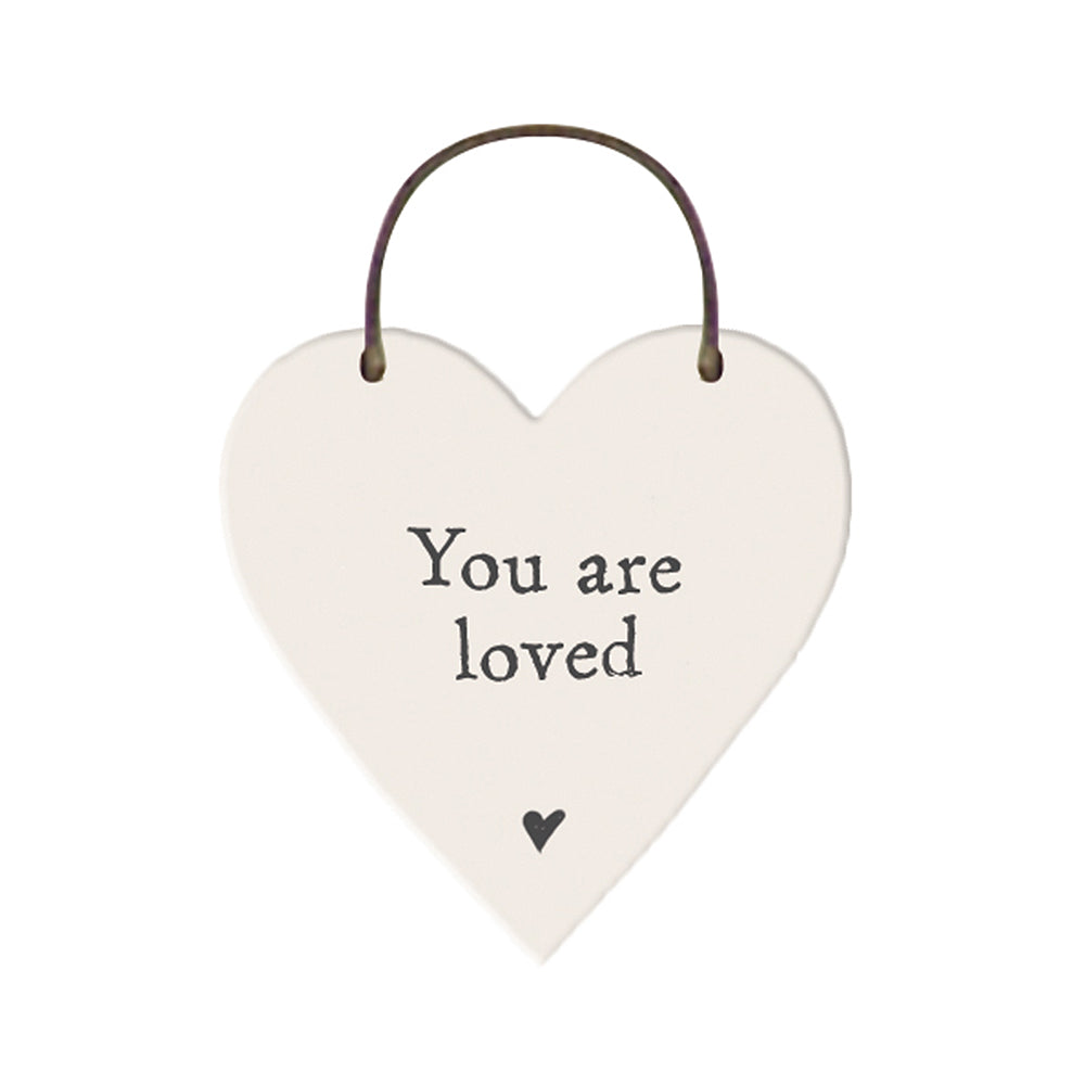 You Are Loved | Little Wooden Hanging Heart | Mini Gift | Cracker Filler