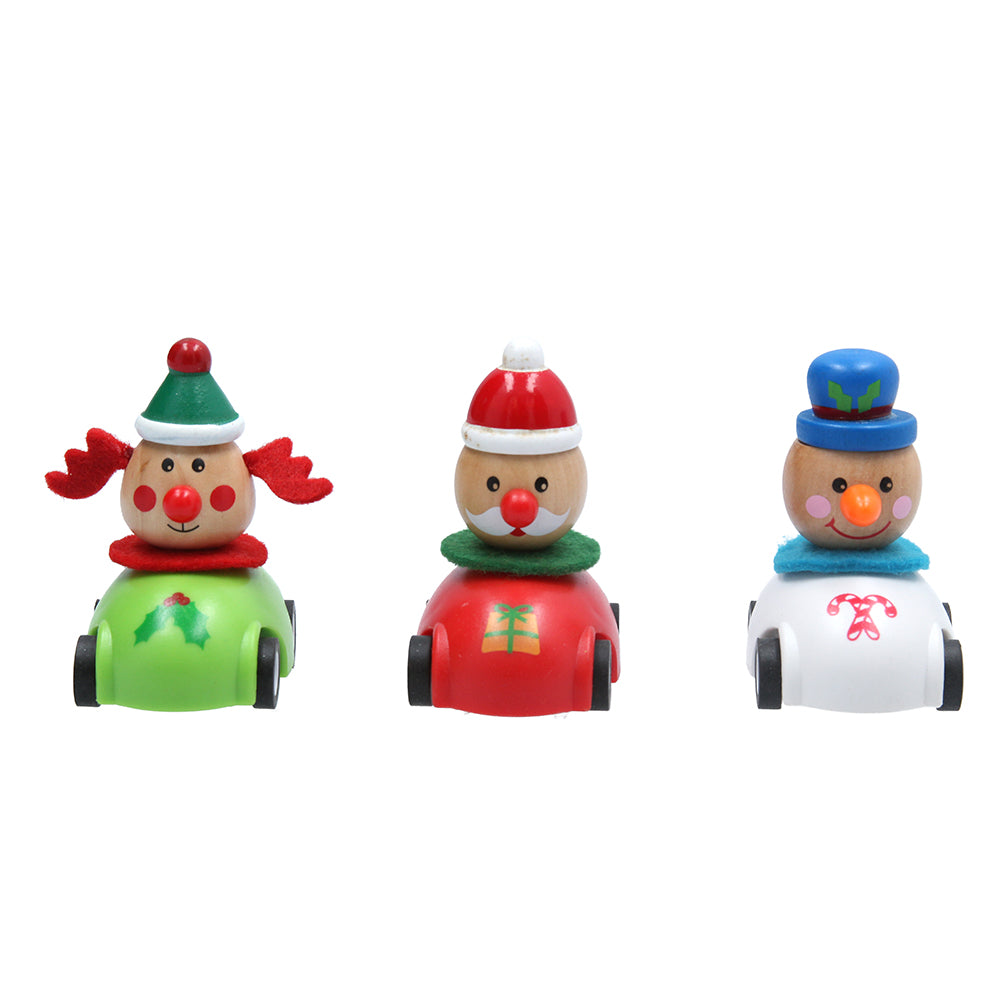 Christmas Character Pull Back & Go Toy Car
