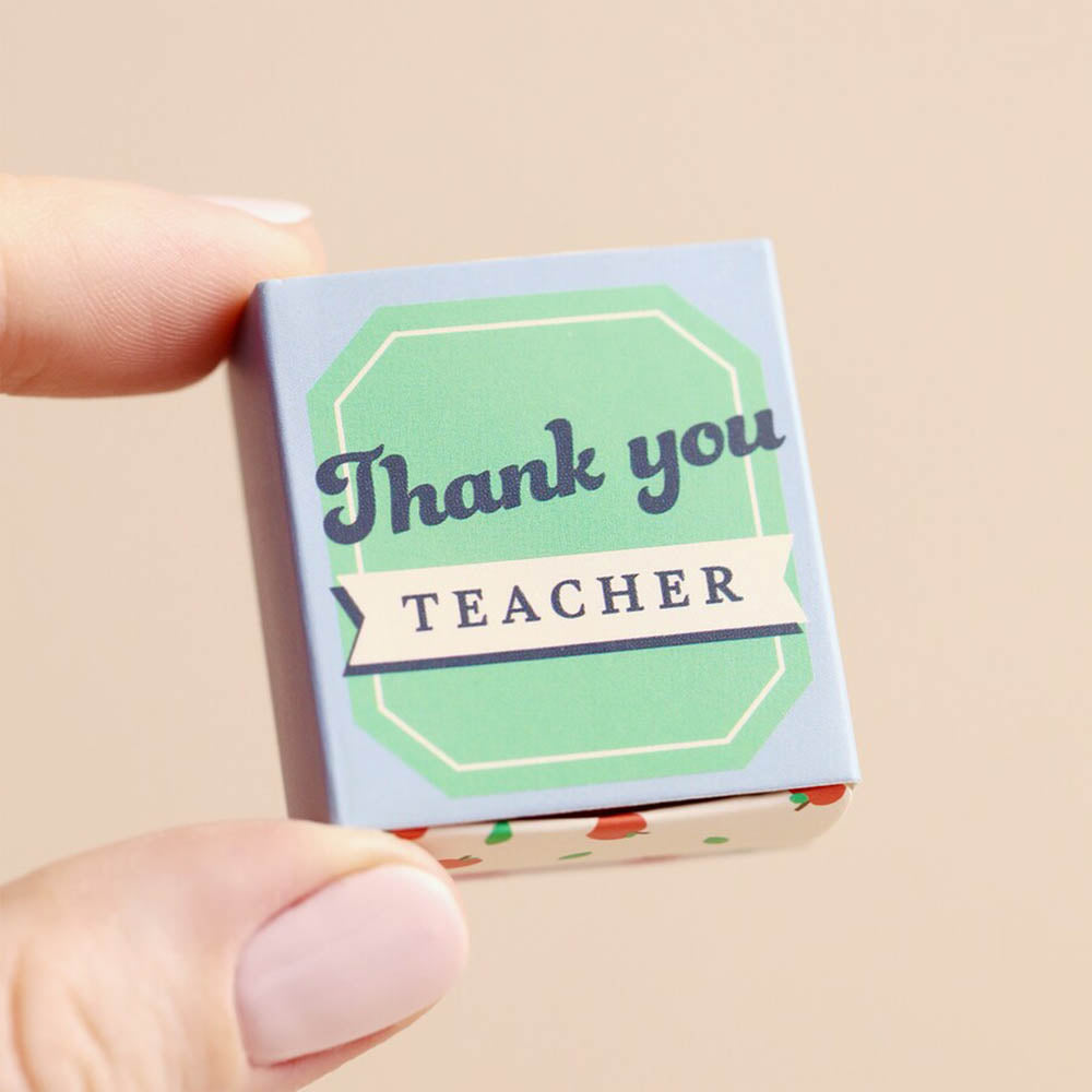 Thank You Teacher | Mini Matchbox Token | Little Gift | Cracker Filler