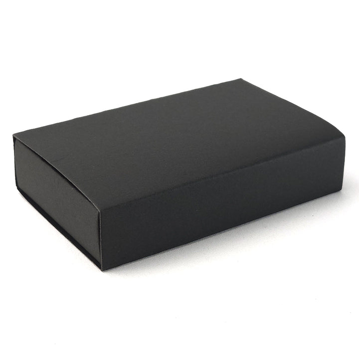 Black | 12 Plain Large Matchboxes | 10x6.3x2.6cm | Gifts & Crafts
