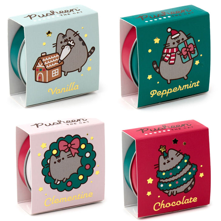 Pusheen Christmas Cat | Lip Balm in Tin | Single | Little Gift | Cracker Filler
