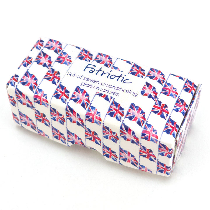 Patriotic | Mini Box of Marbles for Kids | Cracker Filler | Party Bag Gift