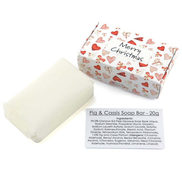 Scandi Hearts | Merry Christmas | 20g Scented Soap | Little Gift | Cracker Filler