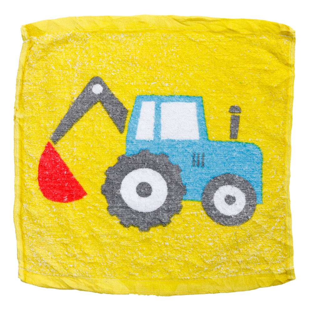 Little Tractors | Compressed Flannel | Single | Little Gift | Cracker Filler