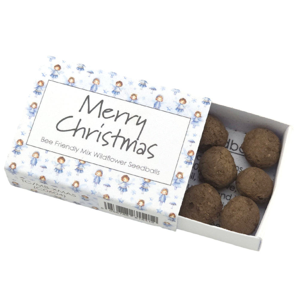 Winter Fairies | Merry Christmas | Bee Mix 6 Seedballs | Cracker Filler Gift