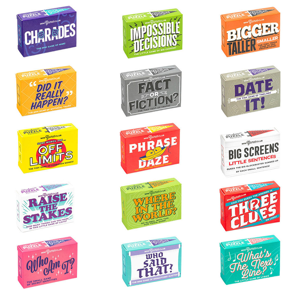 Mini Boxed Card Games | Various Designs | Cracker Filler | Little Gift