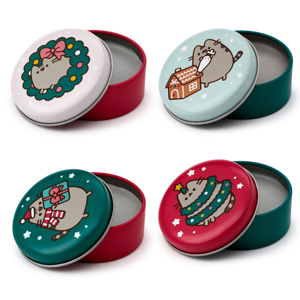 Pusheen Christmas Cat | Lip Balm in Tin | Single | Little Gift | Cracker Filler