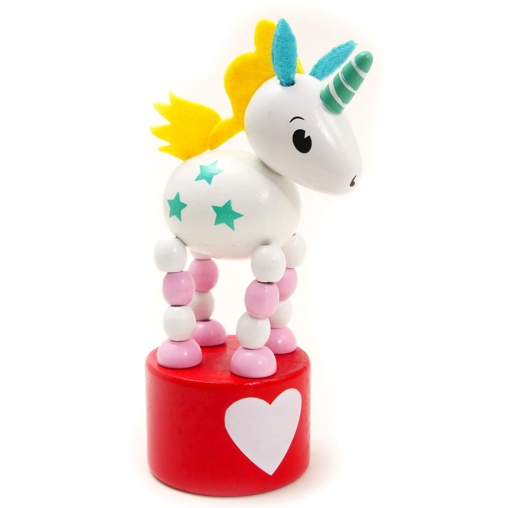 Rainbow Unicorn Push Up Toy | Little Gift