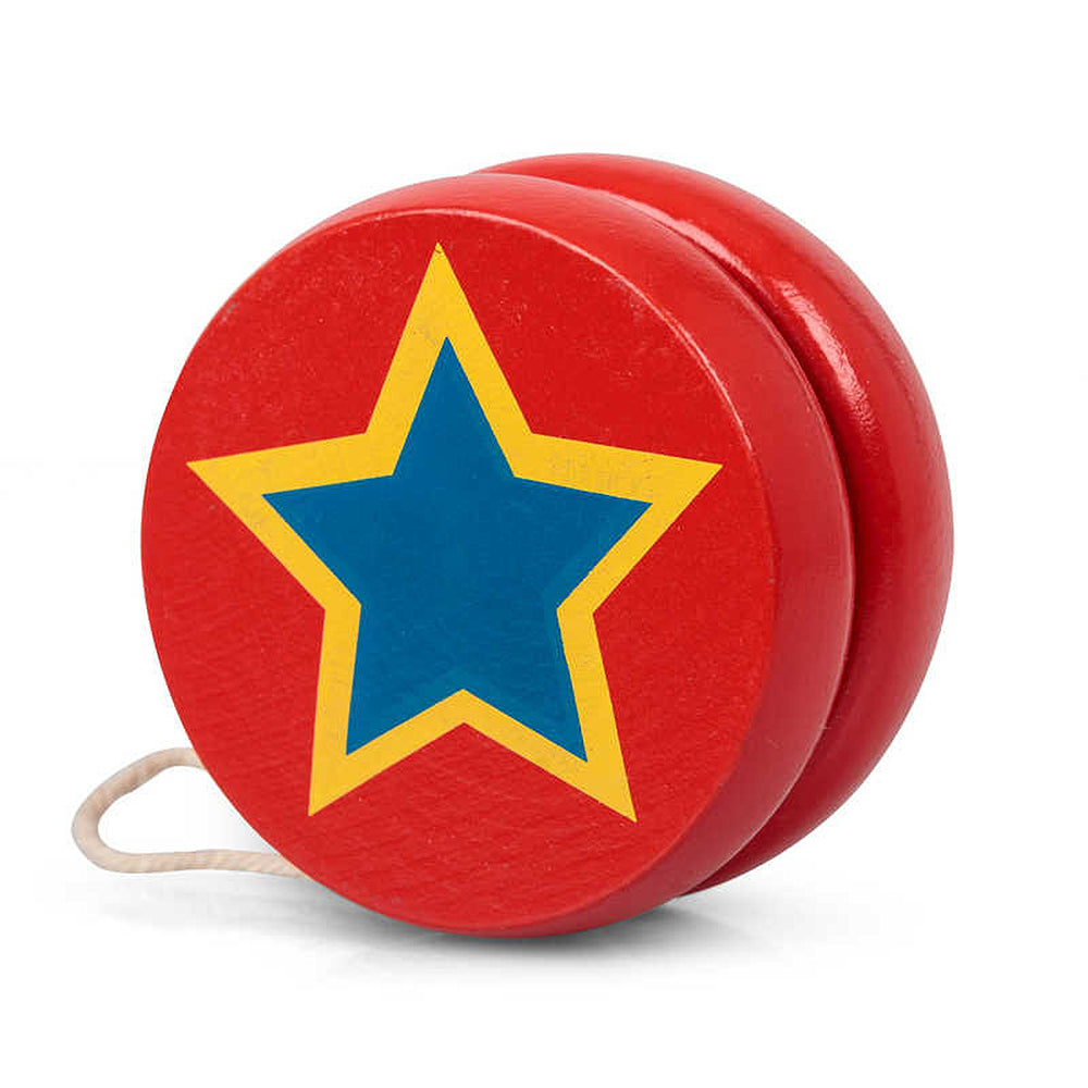 Mini Colourful Wooden Yo-Yo for Kids | Single | Little Gift | Cracker Filler