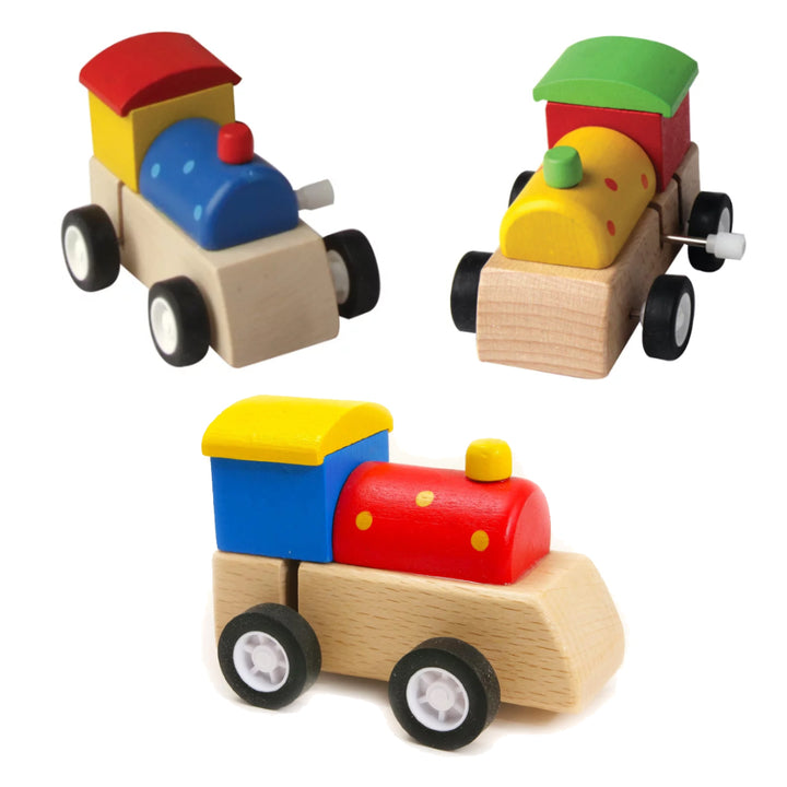 Little Wooden Wind Up Train Toy | Single | Cracker Filler | Little Gift
