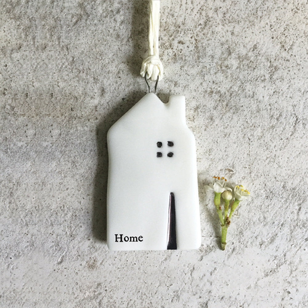 Home | Small Hanging Ceramic Ornament | Cracker Filler | Mini Gift