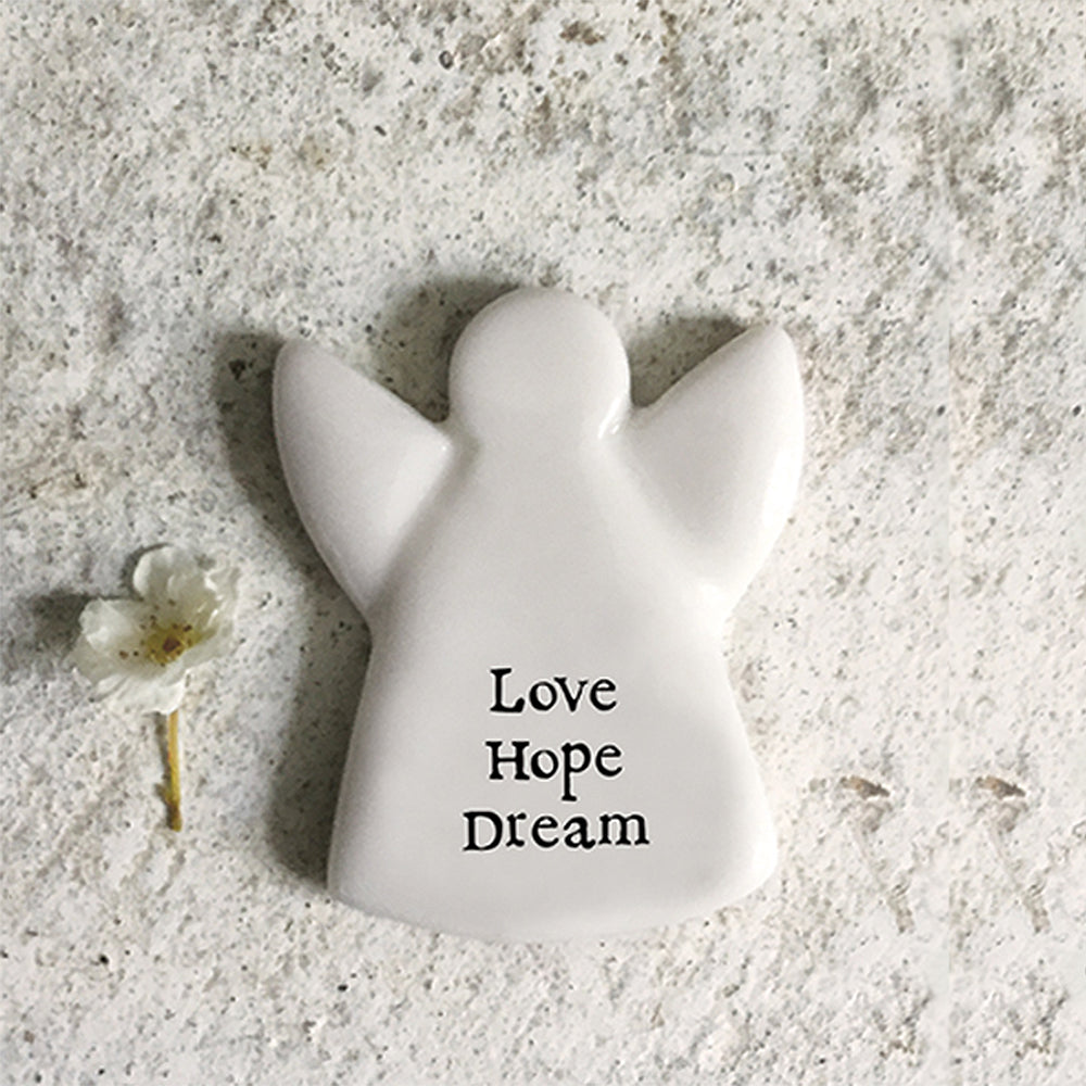 Love Hope Dream | Guardian Angel | Ceramic Token | Cracker Filler | Mini Gift
