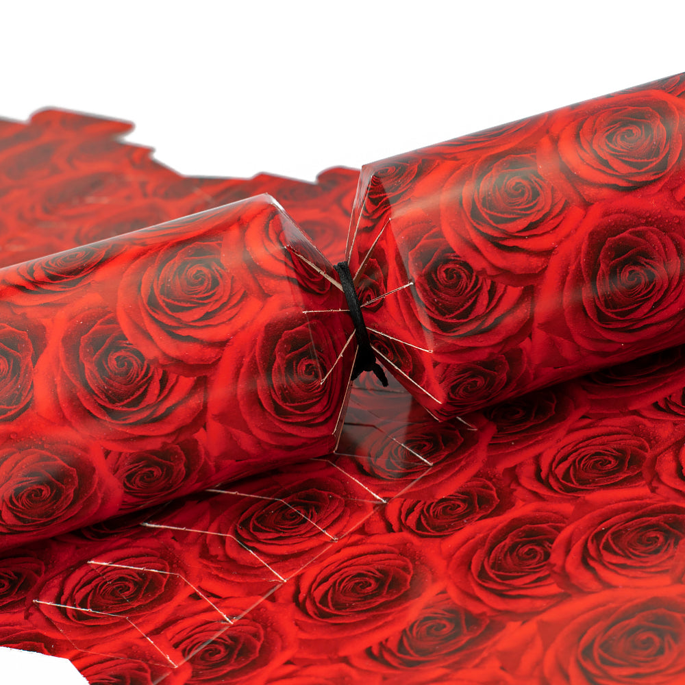 6 Large Dewy Red Rose Cracker Kit