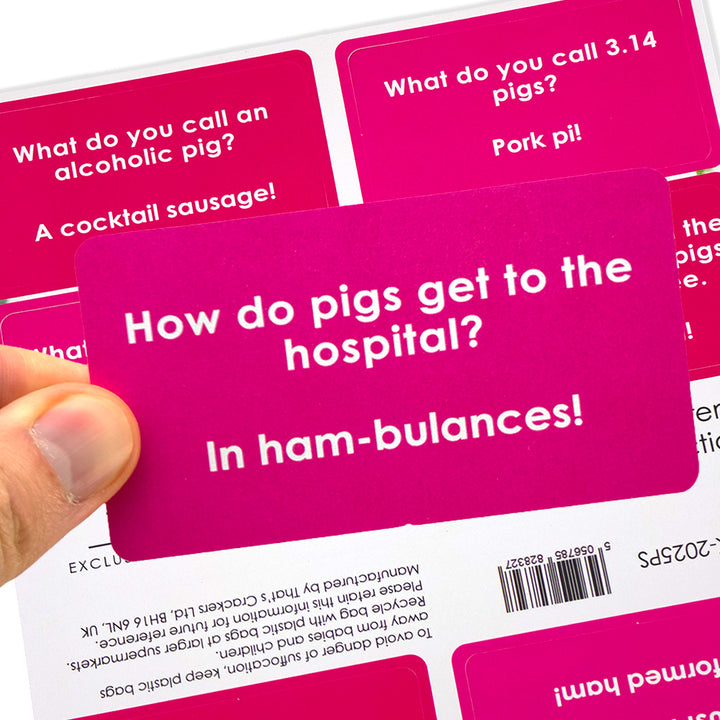 Premium Cracker Joke Collection | 8 Colourful Jokes | Christmas &amp; Themed Mixes