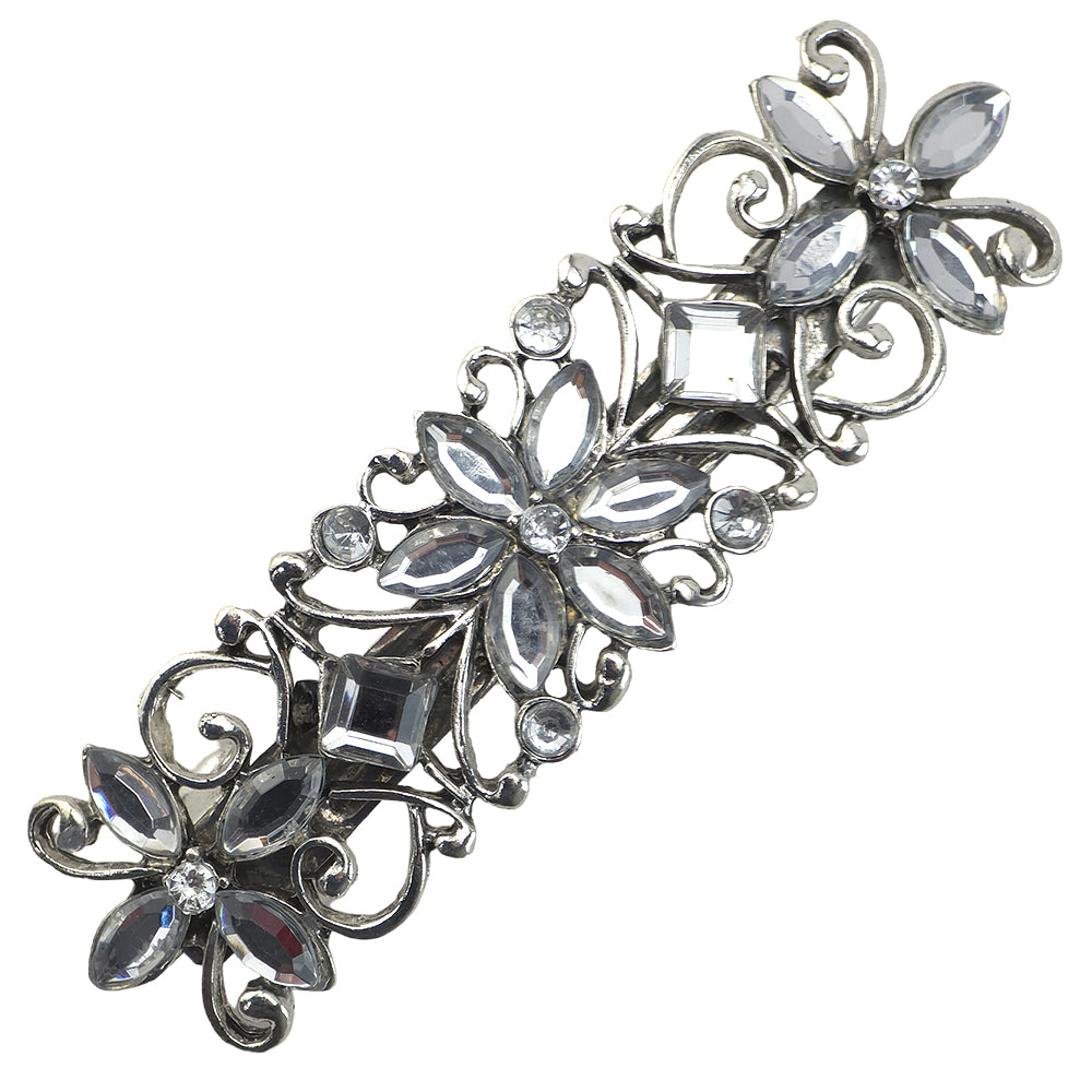 Large Diamante Crystal Hair Barrette | 9.5cm Long | Little Gift | Cracker Filler