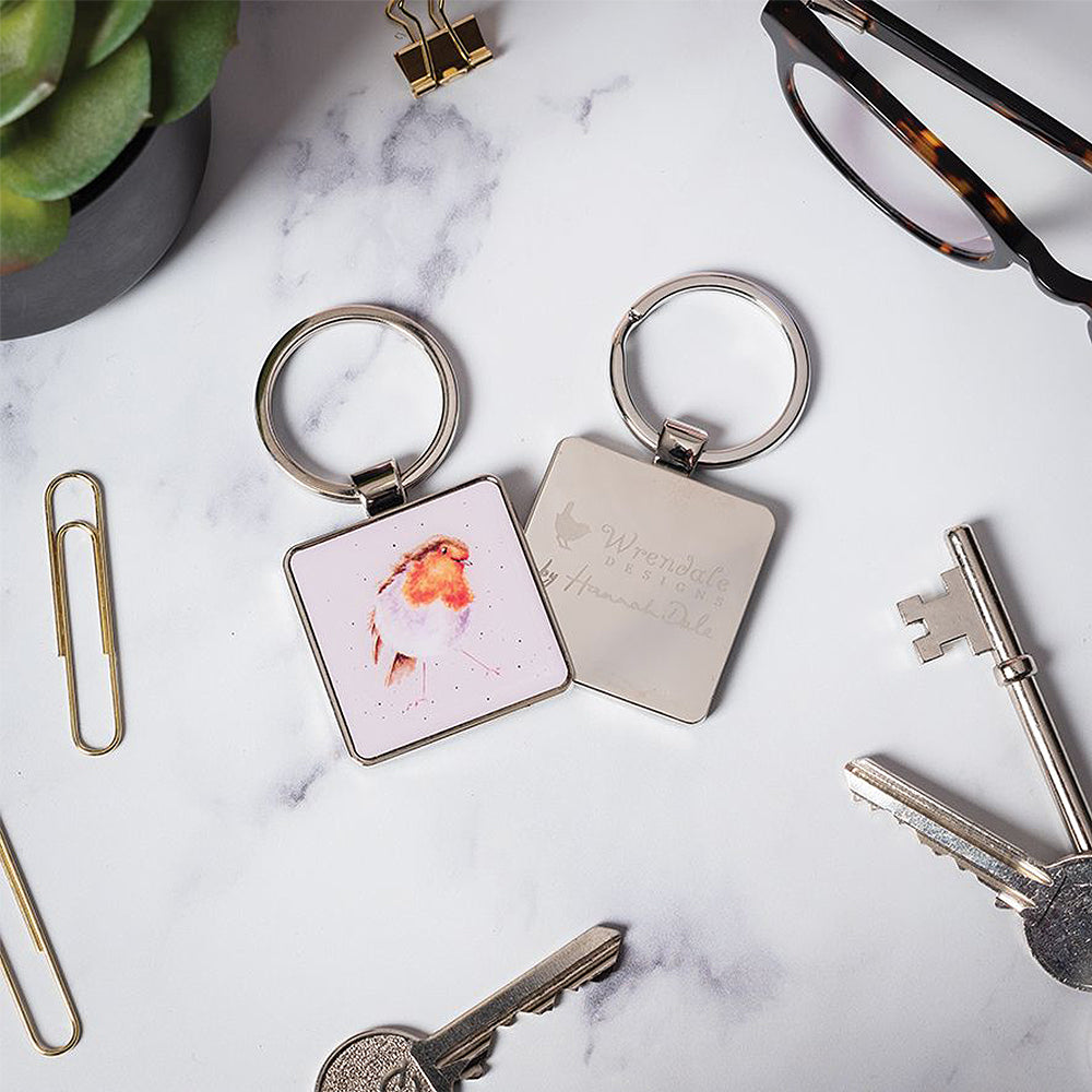 Gorgeous Robin Keyring | Wrendale Designs | Cracker Filler | Mini Gift