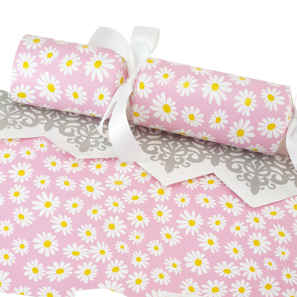 Pink Daisy Flower Cracker Making Kits - Make & Fill Your Own