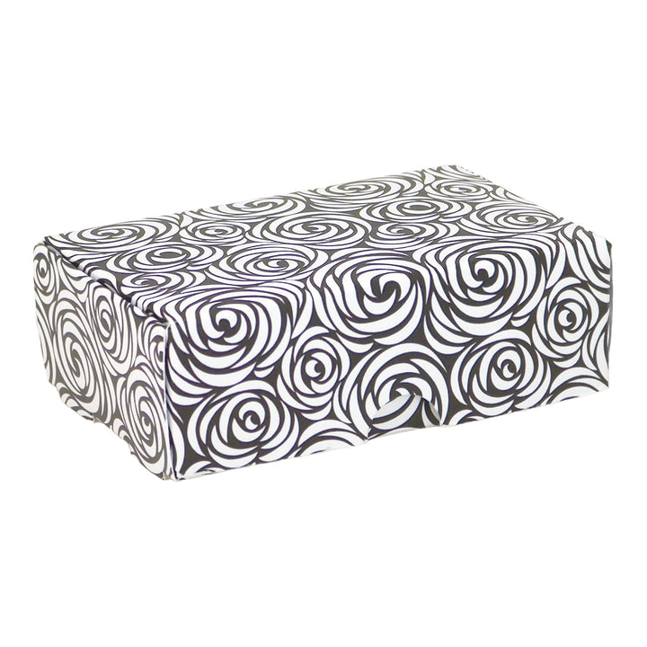Black Rose | Little Gift Box | Soap Bar Sized | 6 Boxes | 57x88x30mm