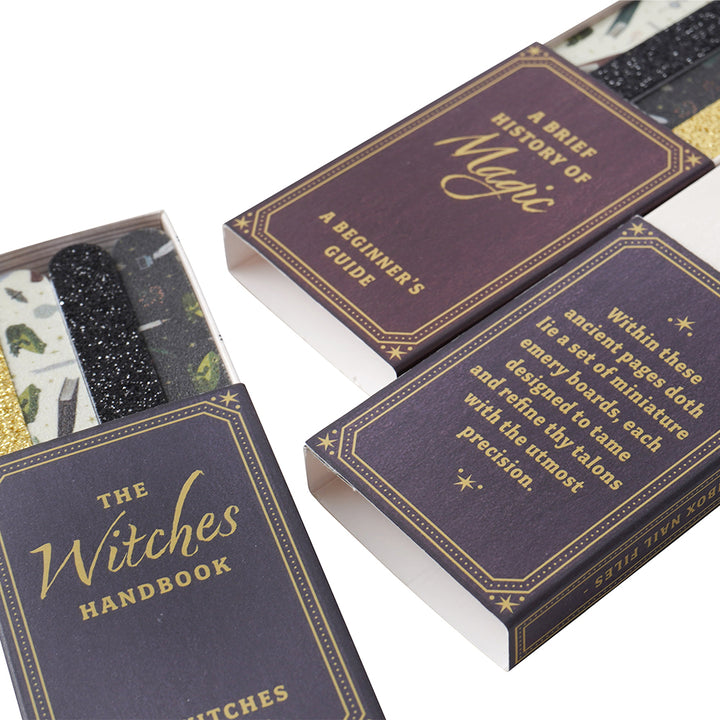 The Witches Handbook | Little Box of Nail Files | Matchbox Gift | Cracker Filler
