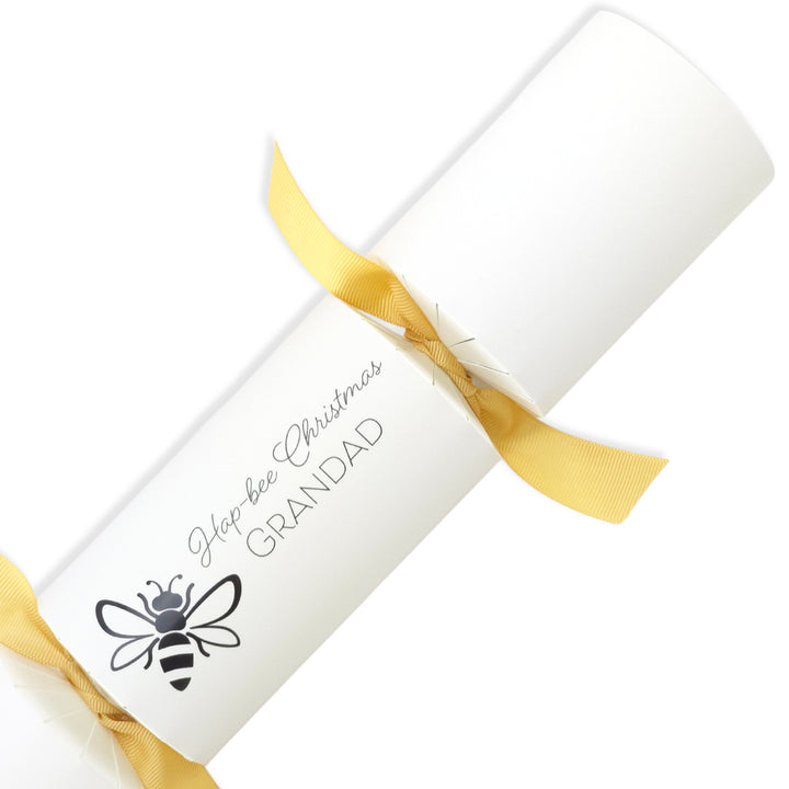 Personalised Hap-bee Christmas Crackers Kit | Add Your Own Names | Minimum 4