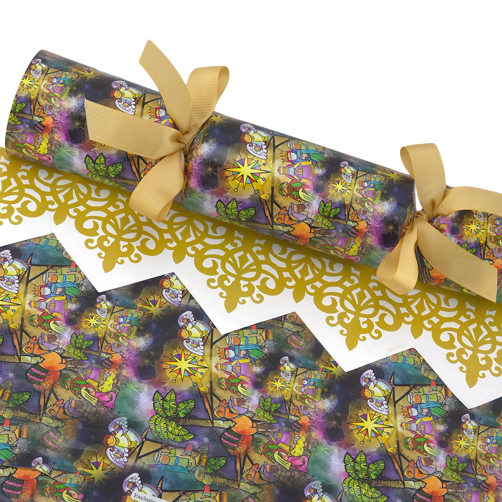 Kids Nativity | Christmas Cracker Making Craft Kit | Make &amp; Fill Your Own