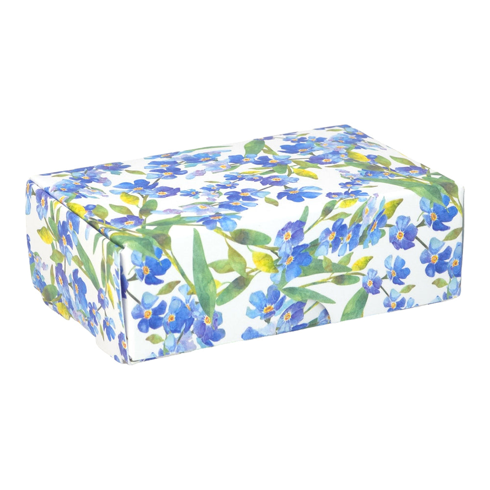 Watercolour Forget Me Nots | Mini Gift Box | Soap Bar Sized | 6 Boxes | 57x88x30mm