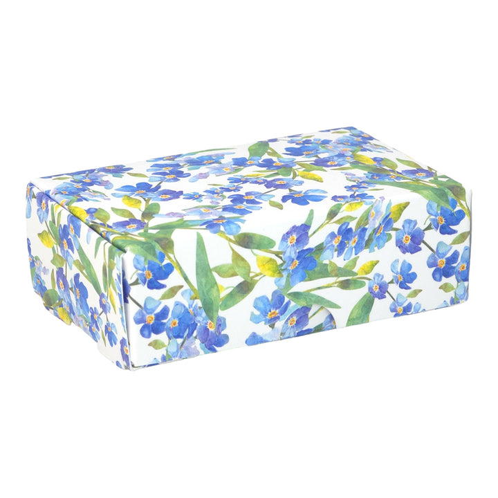 Watercolour Forget Me Nots | Little Gift Box | Soap Bar Sized | 6 Boxes | 57x88x30mm