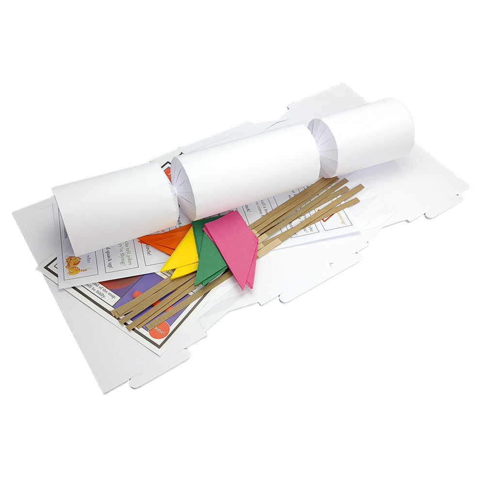 White Basic Make &amp; Fill Your Own Crackers | DIY Recyclable | Cracker Craft Kits