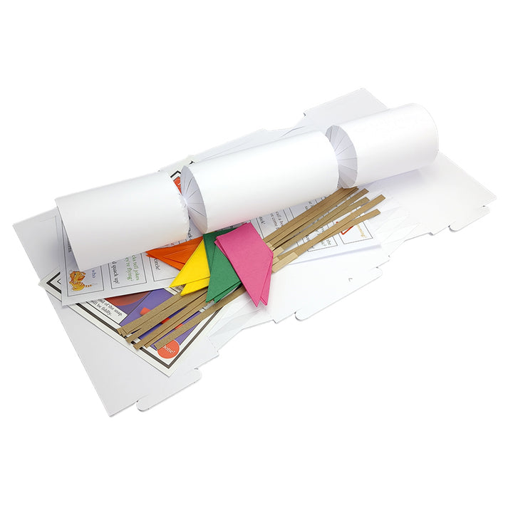 White Basic Make &amp; Fill Your Own Crackers | DIY Recyclable | Cracker Craft Kits