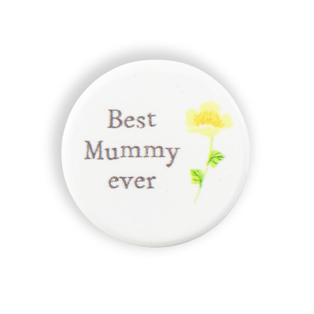 Best Mummy Ever | Floral Ceramic Mini Token | Little Gift | Cracker Filler