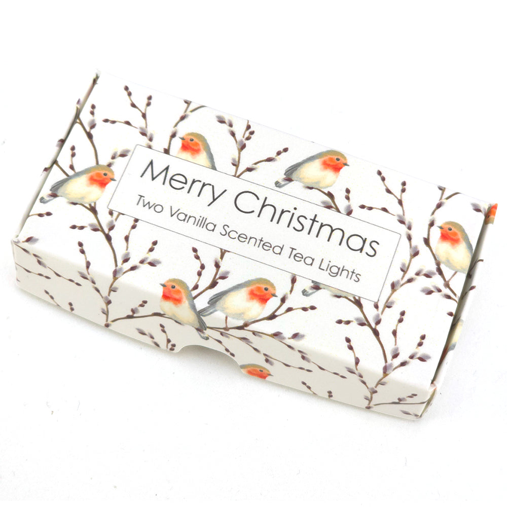 Vanilla Tealight Candles | Willow & Robin | Mini Gift | Cracker Filler