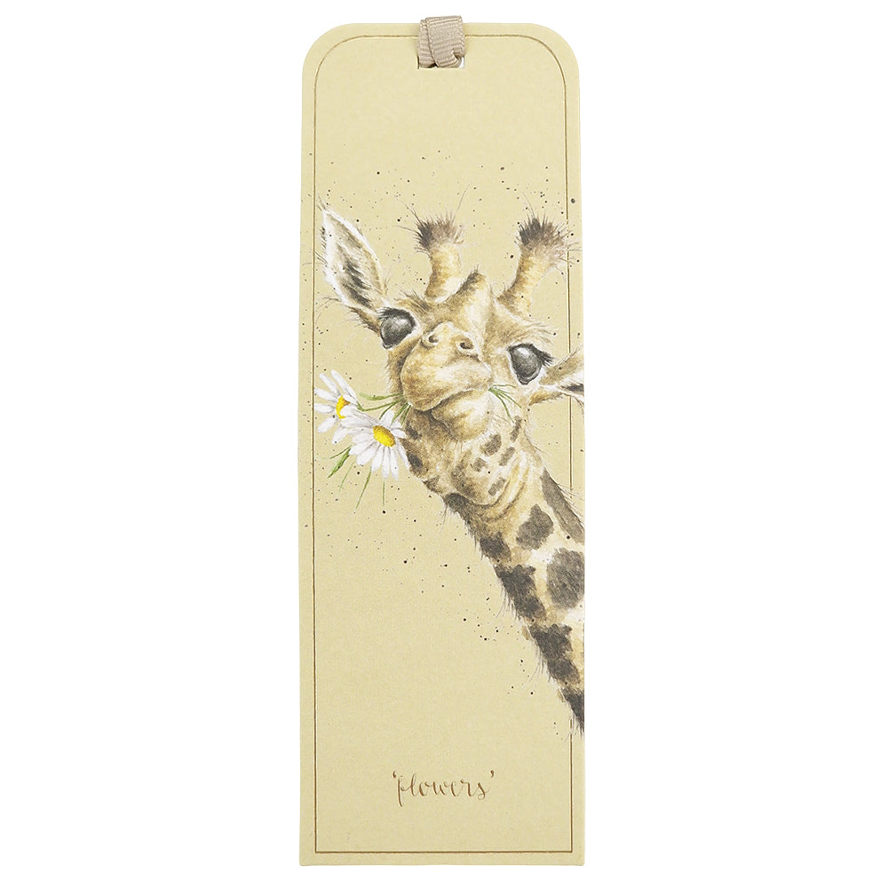 Daisy Chomping Giraffe Bookmark | Sturdy & Two Sided | Letterbox Gift