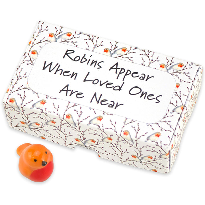 Robins Appear When Loved Ones Are Near Mini Cracker Filler | Matchbox Token