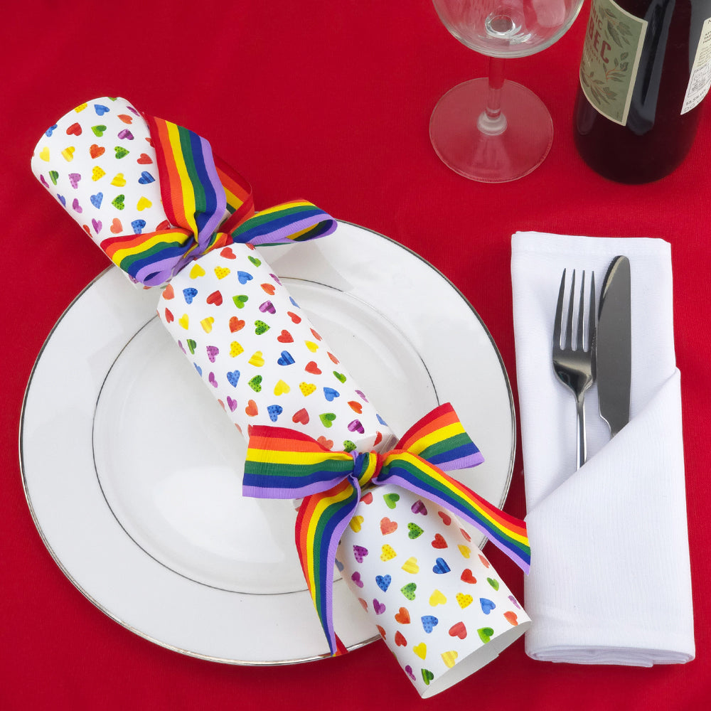 Proud, Pride, Love | Makes 6 Crackers with Ribbons | Make &amp; Fill Your Own
