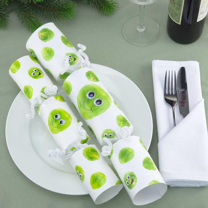 Googly Eyed Sprouts | 6 Crackers with Eyes &amp; Ties | Make &amp; Fill Your Own Kit