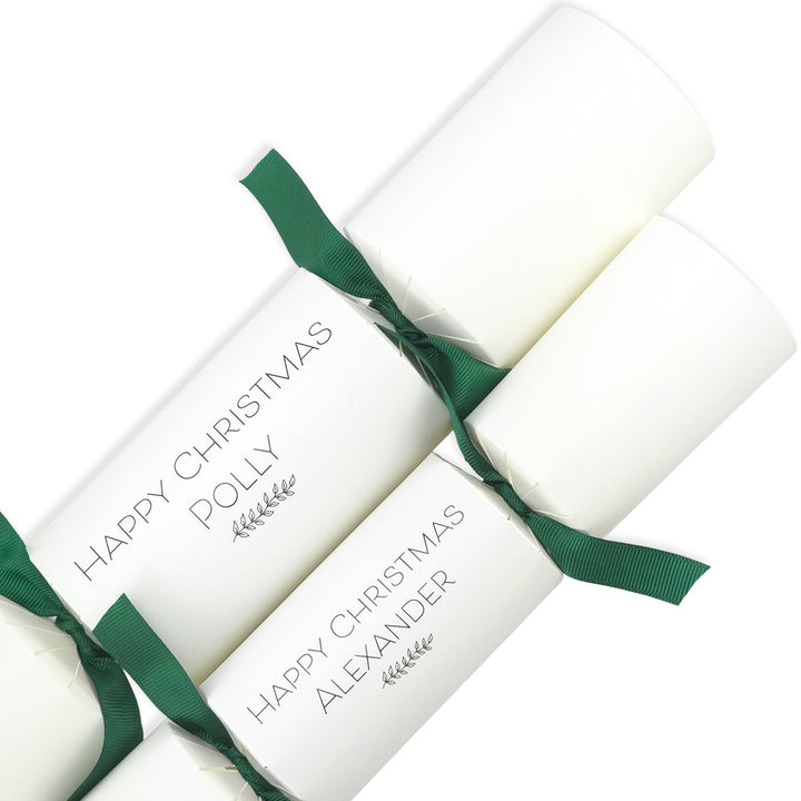 Personalised Merry Christmas Crackers | Craft Kit | Add Own Names | Minimum 4