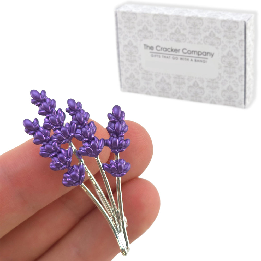 Lavender Bouquet Brooch | 5cm Tall | Little Gift for Ladies | Cracker Filler