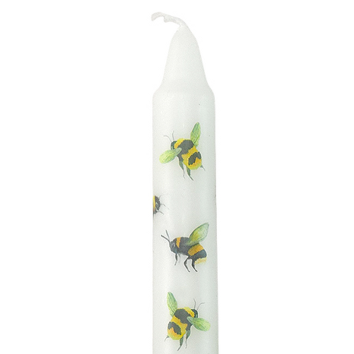 Buzzy Bee | Taper Candle | Single |  23cm Tall | 8 Hours Burn Time