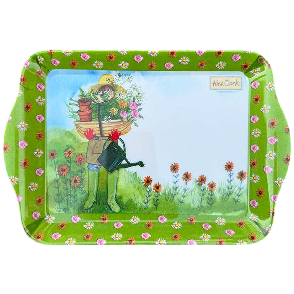 Flower Gardener (Female) | Small Melamine Tray | 21 x 14.5cm | Little Gift