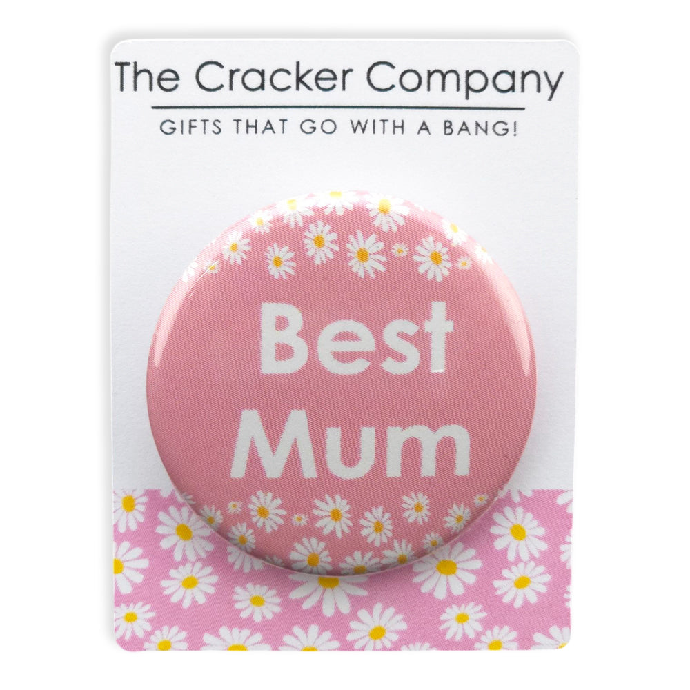 Best Mum | 38mm Button Pin Badge | Little Gift | Cracker Filler