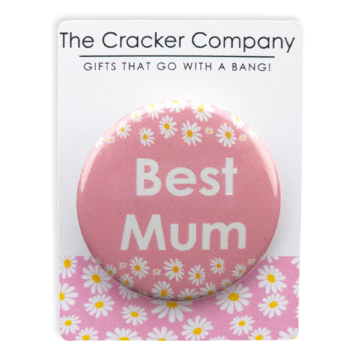 Best Mum | 38mm Button Pin Badge | Little Gift | Cracker Filler
