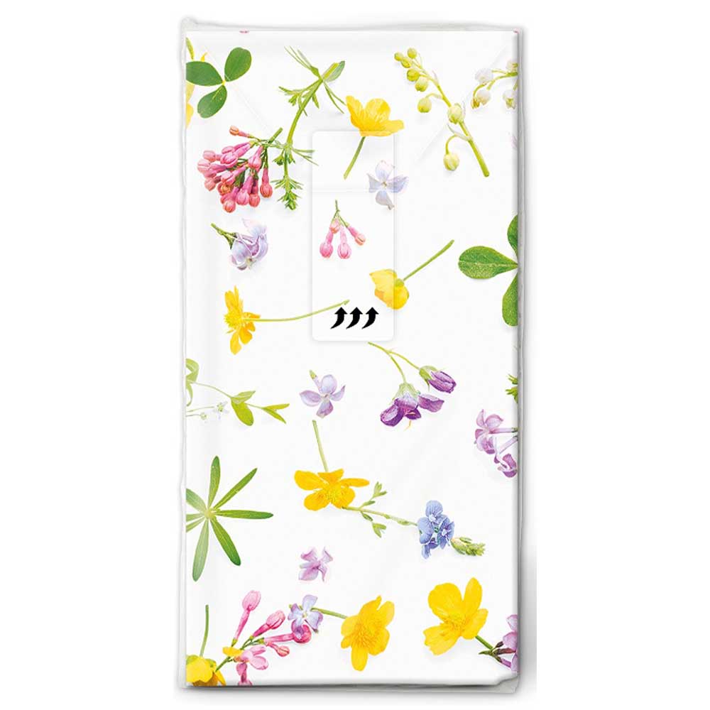 Scattered Florals | Pocket Size Tissue Pack | Little Gift | Cracker Filler